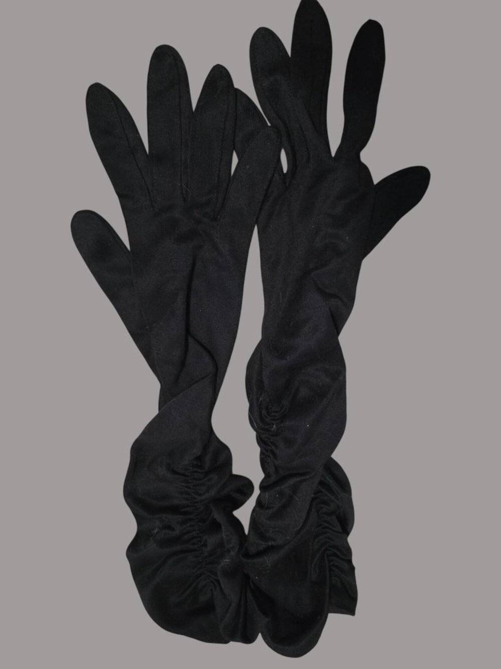 Vintage Womens Gloves Bundle Black and White Various Lengths and Styles - Picture 5 of 16